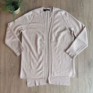 100% CASHMERE BLUSH PINK CARDIGAN BY 360 CASHMERE SIZE MEDIUM EUC